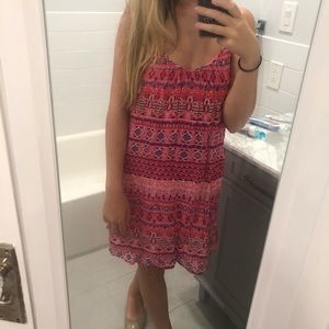 Printed mini sun dress